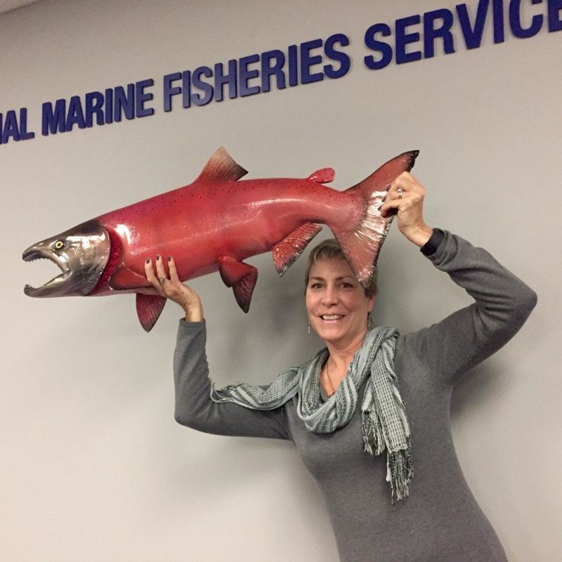 Laurel at NOAA Fisheries HQ