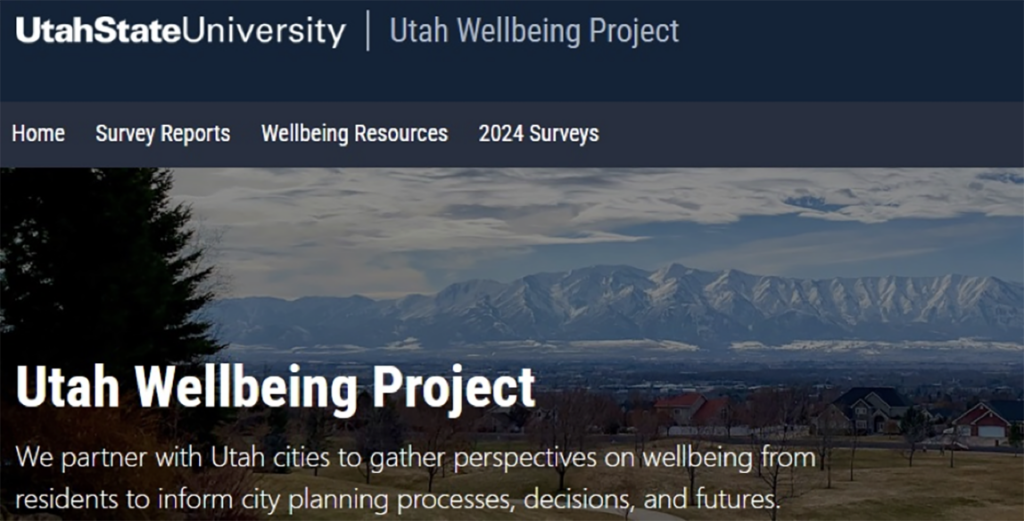 Utah wellbing project