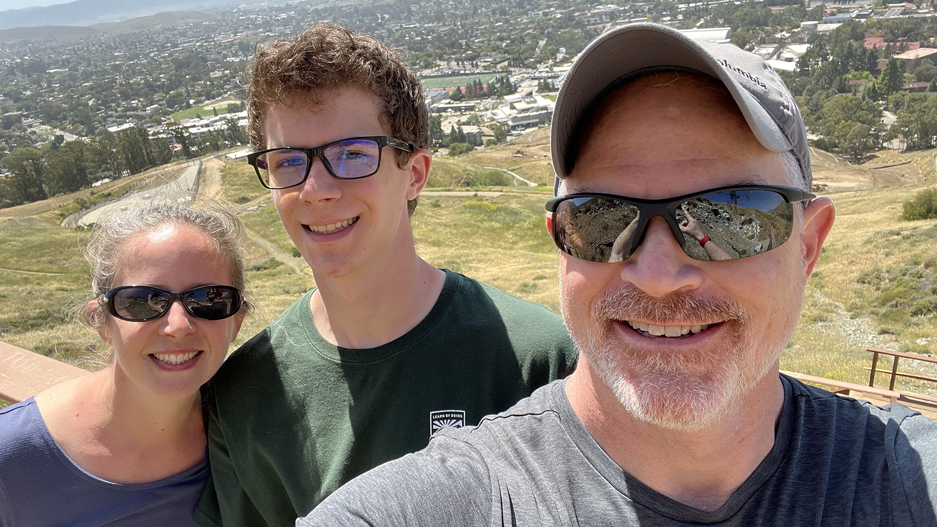 Knill family at Cal Poly where Devlin will be a senior this fall