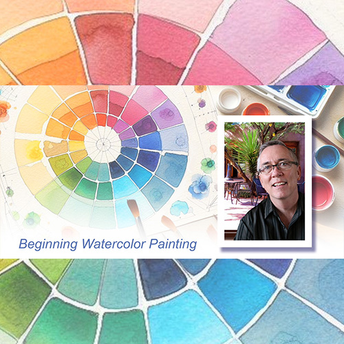 4 Week Series Class: Introduction to Watercolor for Beginners