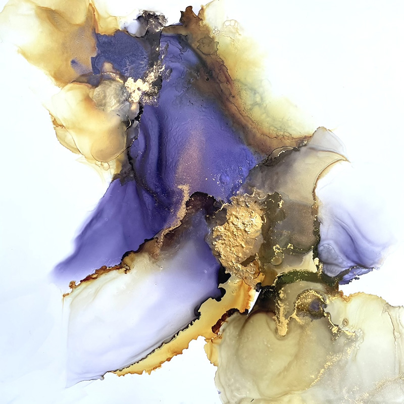 Abstract Alcohol Ink for Beginners