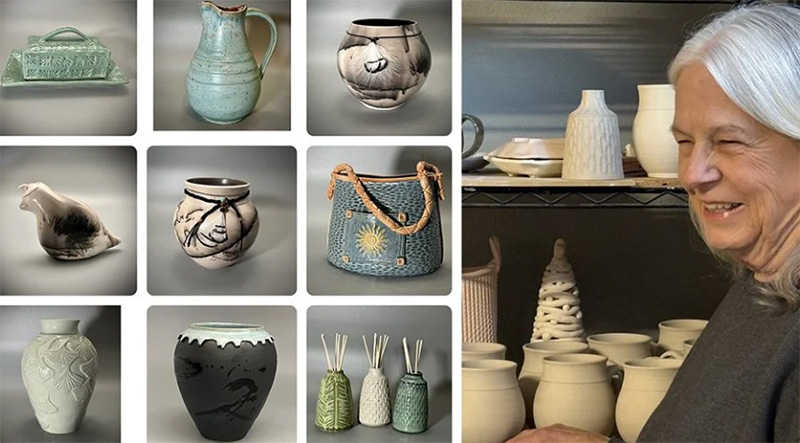 Marilyn Livingston at Zia Pottery
