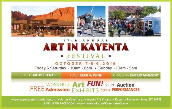 Art in Kayenta, October 7, 8 & 9, 2016