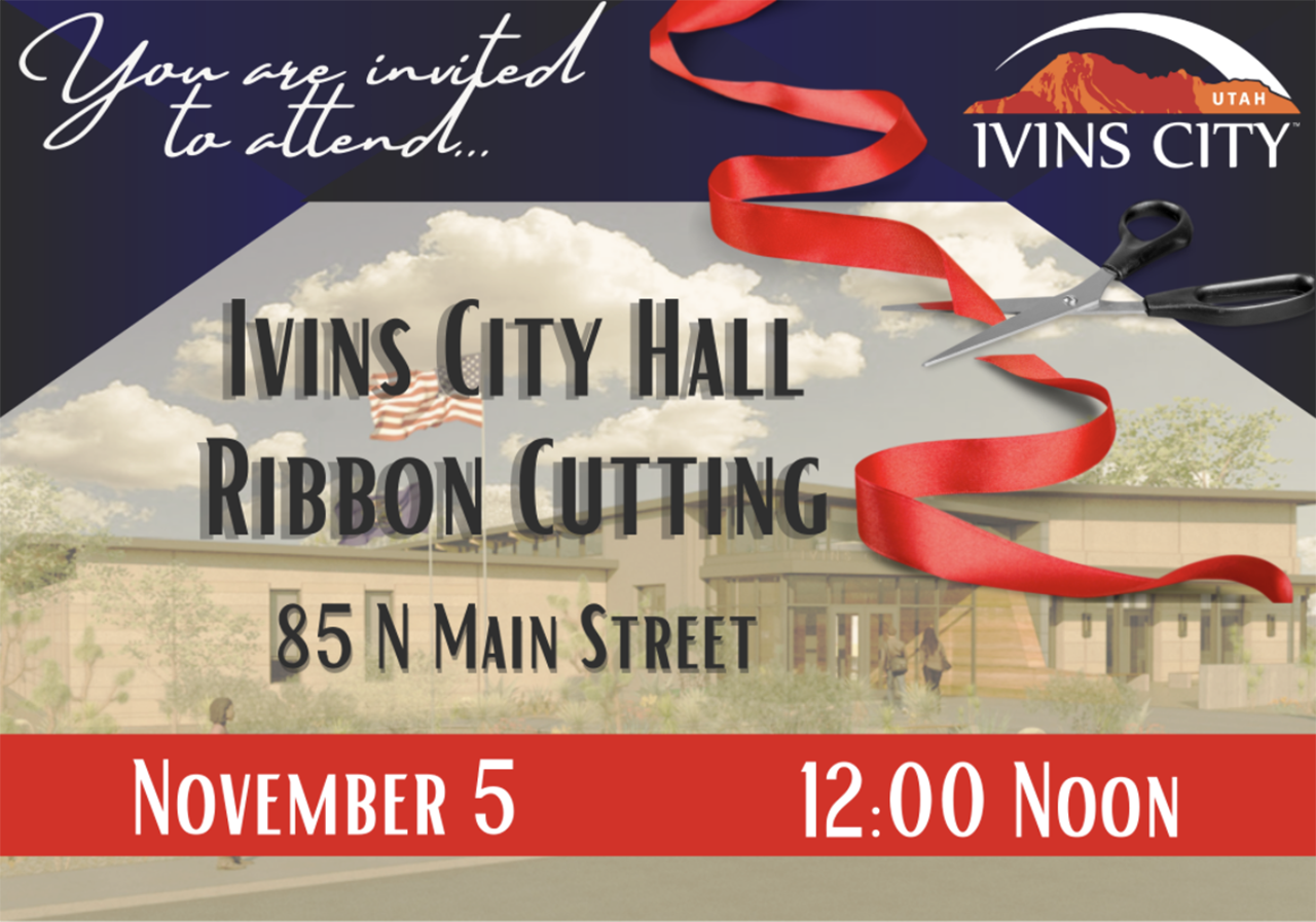 Ivins City Hall Ribbon Cutting