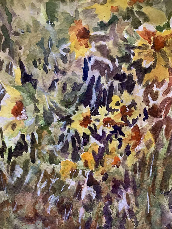 MakeSpace Class, Watercolor Painting