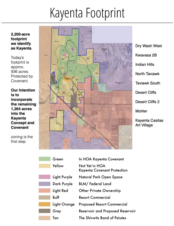 Kayenta Footprint map