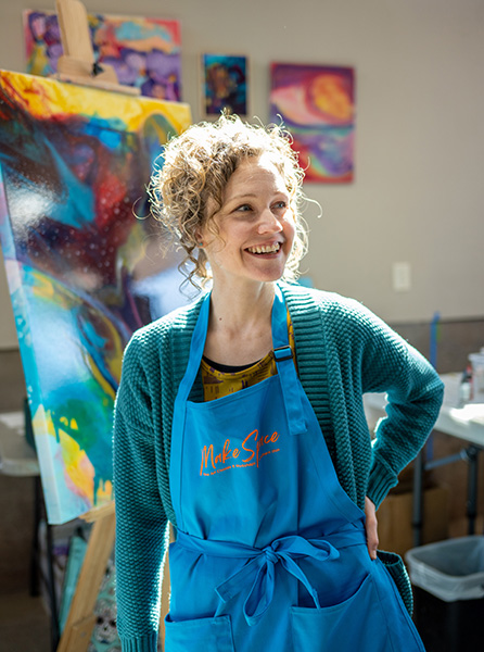 Make Space Instructor Darcy Lee Saxton
