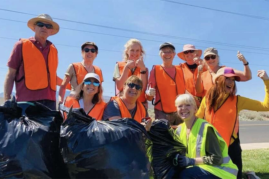 ALLIs The members of ALLIs celebrate a cleaner Ivins.