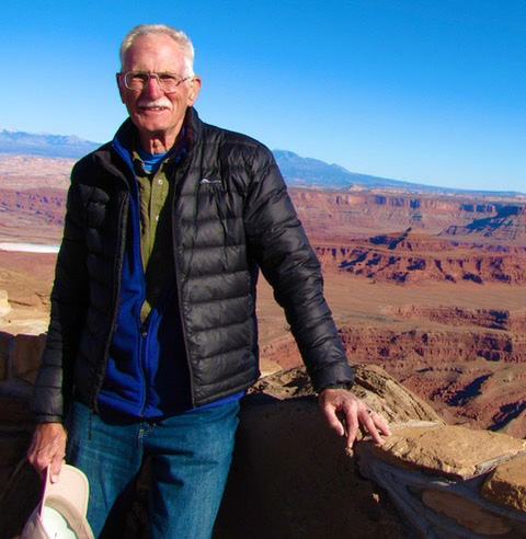 Andrew at Island in the Sky in Canyonlands National Park