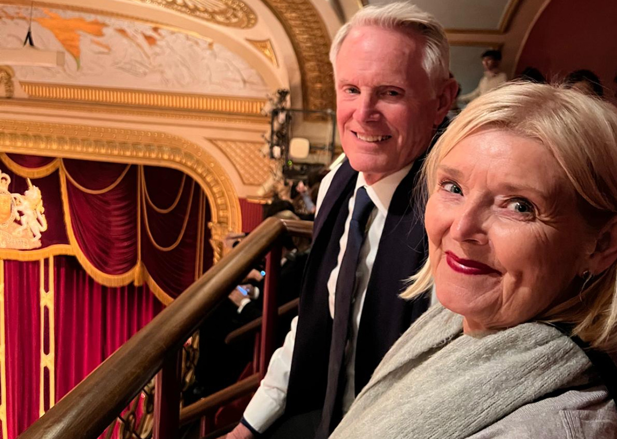 At the Royal Opera in London to see the Ballet Onegin